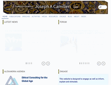 Tablet Screenshot of josephcamilleri.org